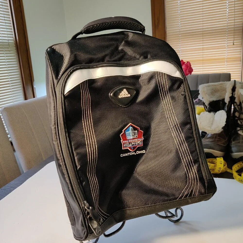 Adidas football shoebag from the estate of Pro-Football Hall of famer Lem Barney
